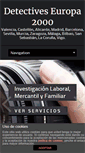 Mobile Screenshot of detectiveseuropa2000.com